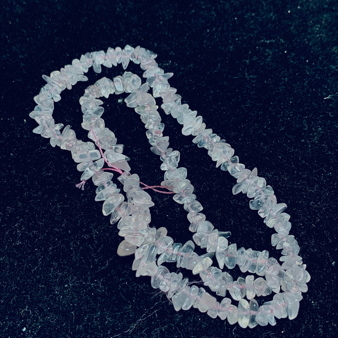 AAA quality 100% Natural Rose Quartz Chip shape beads, 16" inch strand, Beads Strand, Chip Shape gemstone for Jewellery, 4 mm