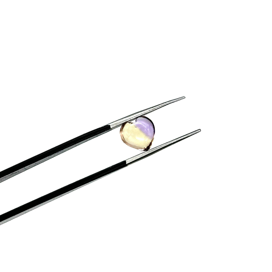 Natural Ametrine Heart Shape Briolette's, AAA Ametrine Smooth Heart Shape Beads, Hand Carved Gemstones, Jewelry Making Wholesale Beads 8 MM
