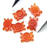 Load image into Gallery viewer, Natural Carnelian Handmade Turtle Carving, AAA Carnelian Turtle Shape Gemstone, 16 MM Loose Gemstones, Harmony in Stone, Healing Beads