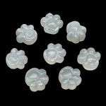 Load image into Gallery viewer, Natural White Moonstone Dog Paw Carving, AAA+ Quality Gemstone Paw Carving, 13 MM Little Paw Charm, Gift For Dog Lover, Dog Pendant For Gift