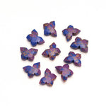 Load image into Gallery viewer, Mohave Turquoise Butterfly Shape Carving Beads, Faceted Butterfly Gemstone, Purple &amp; Blue Turquoise Carving Beads For Jewelry 14x10 MM