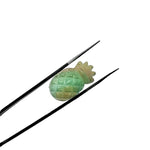 Load image into Gallery viewer, Juicy Fluorite Pineapple Shape Gemstone, Carved Fluorite Pineapple Shape Stone, Ananas Carving Beads, Fruit Shape Hand Made Stones, 24 MM