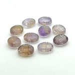 Load image into Gallery viewer, Natural Ametrine Turquoise Scarab Shape Briolettes, AAA Ametrine Sracab Carving Beads, Beetle Shape Hand Carved Stones, 12 MM Insect Beads