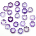 Load image into Gallery viewer, Dazzling Pink Amethyst Donut Shape Gemstones, Natural Pink Amethyst Donut Carving, Healing Gemstone Beads, 12 mm Purple Donut Smooth Beads