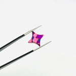 Load image into Gallery viewer, Unique Purple &amp; Pink Turquoise Ninja Star Shape Beads, Carving Beads, Mohave Turquoise Gemstone Beads, 11X15 MM Jewelry Making Charms Beads