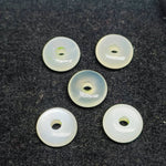 Load image into Gallery viewer, 2,3,4,5,6 pcs 100% Natural moonstone donut Shape Carved Gemstone, Loose Gemstone, donut Shape Gemstone for Jewlery, Carved Gemstone 12 mm