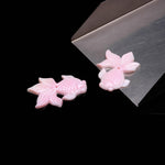 Load image into Gallery viewer, 1 Pc Natural Mother Of Pearl Hand Carved Koi Fish, AAA Pink Pearl Japanese Koi Fish Shape Gemstone, 31 MM