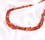 Load image into Gallery viewer, Natural Carnelian Uncut Beads Strand, AAA Orange Carnelian Chips Beads for Jewelry Making, 16" Inch Gemstone Uncut Beads, Freeform Uncuts