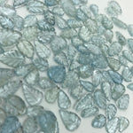 Load image into Gallery viewer, High Quality Aquamarine Leaf Shape Gemstone Beads, Aqua Blue Leaves Beads For Jewelry Making, Aquamarine Hand Carved Gemstones 7X5 - 11X7 MM