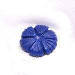 Load image into Gallery viewer, Lapis Lazuli Flower Shape Carving, Natural Lapis Flower Shape Gemstone Beads, 35 MM Reiki Healing Crystal Gifts
