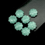 Load image into Gallery viewer, AAA Amazonite Flower Shape Beads, Natural Amazonite Flower Carving Stone, Wholesale Jewelry &amp; Craft Charms, 14 MM, Beading Beads