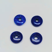 2,3,4,5,6 pcs 100% Natural lapis lazuli donut Shape Carved Gemstone, Loose Gemstone, donut Shape Gemstone for Jewlery, Carved Gemstone 12 mm