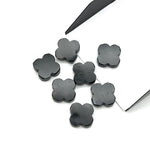 Load image into Gallery viewer, Natural Black Onyx Clover Shape Beads, Four Leaf Clover Shape Gemstone, Loose Wholesale Beads for Jewelry Making, Loose Beads, 12 MM