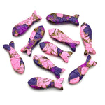 Load image into Gallery viewer, Mohave Turquoise Fish Beads: Carved Gemstone Charms, 25mm
