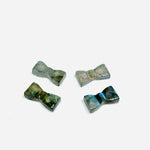 Load image into Gallery viewer, 2,3,4,5 Pcs Natural Labradorite Hand Carved Bow Shape, Bow Shape Gemstone For Jewlery, Bow Shape Gemstone, 12X6 mm