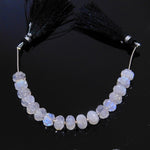 Load image into Gallery viewer, AAA+ Rainbow Moonstone Melon Shape Beads, Natural Rainbow Moonstone Hand Carved Pumpkin Shape Gemstone Bead, 6X8 MM Beads For Jewelry Making