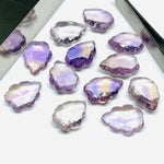 Load image into Gallery viewer, 2,3,4,5 pcs Natural Ametrine Fancy Shape Carved Gemstone, Ametrine Leaf Shape Beads, Ametrine Carved Briolette For Jewelry Making 16X10 mm