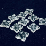 Load image into Gallery viewer, 1,2,3,4 Pcs Natural crystal quartz Hand Carved Flower Shape, Carved Flower Shape Gemstone For Jewellery, Flower Shape Gemstone, 14mm