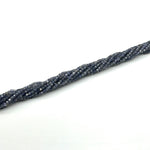 Load image into Gallery viewer, Natural Iolite Box Shape Beads, 3 MM Blue Iolite Gemstone Beads, 13 Inches Iolite Cube Shape Faceted Loose Beads Strand for Jewelry Making
