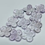 Load image into Gallery viewer, 1,2,3,4 Pcs Natural pink amethyst Hand Carved Flower Shape, Carved Flower Shape Gemstone For Jewellery, Flower Shape Gemstone, 14mm