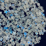 Load image into Gallery viewer, Flashy Rainbow Moonstone Star Shape Briolette's, Carved Faceted Star Shape Beads, 8 MM Star Shape Charms, Flashy Gemstone Crystals
