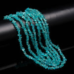 Load image into Gallery viewer, Natural Neon Apatite Uncut Beads Strand, Apatite Chips Beads for Jewelry Making, 16" Inch Uncut Chip Beads, Freeform Uncuts