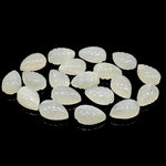 Load image into Gallery viewer, Natural White Moonstone Leaf Shape Briolettes, AAA Moonstone Hand Carved Leaf Shape Gemstone Beads, Leaf Beads, 14 MM Loose Leaf Charms