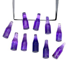 Load image into Gallery viewer, Natural Amethyst Bottle Carving Beads, Purple Bottle Shape Carved Gemstone, Jewelry Making Charms, 7X21 MM Amethyst Tiny Bottle Pendants