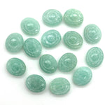 Load image into Gallery viewer, Natural Amazonite Evil Eye Shape Briolettes, AAA Amazonite Eye Shape Carved Beads, Evil Eye Hand Carved Gemstone Beads, 12 MM, Eye Charms