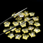 Load image into Gallery viewer, Natural Lemon Quartz Star Shape Briolettes, AAA Clear Quartz Faceted Star Beads, Wholesale Loose Beads for Jewelry, 12 MM, Star Crystals