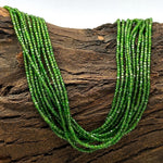 Load image into Gallery viewer, Natural Chrome Diopside Box Shape Beads, Dark Green Chrome Gemstone Beads, 2 MM Cube Shape Faceted Beads for Jewelry Making, 13 Inch Strand
