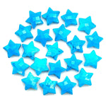 Load image into Gallery viewer, AAA Blue Turquoise Star Briolettes: Faceted Gemstone Beads, 15mm