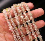 Load image into Gallery viewer, Natural Golden Herkimer Diamond Crystal Beads, Double Terminated Golden Diamond Beads, Uncut Healing Beads for Jewelry 7-8 mm