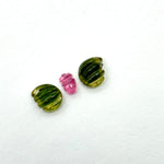 Load image into Gallery viewer, natural tourmaline Butterfly Shape Carving, Hand carved tourmaline Butterfly loose carving, carved butterfly for jewelry Making 19x7mm.