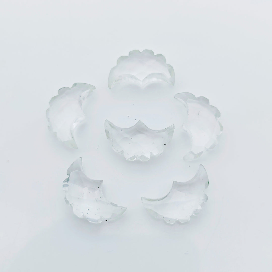 2,3,4,5,6 Pcs Natural crystal quartz  faceted eagle Shape gemstone, Faceted Hand Carved eagle gemstone, fancy Shape Gemstone,16X10 mm
