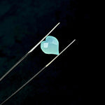 Load image into Gallery viewer, Beautiful Aqua Chalcedony Heart Shape Beads, Hand Carved Heart Charms for Jewelry Making, Faceted Heart Shape Briolette's, 13 MM