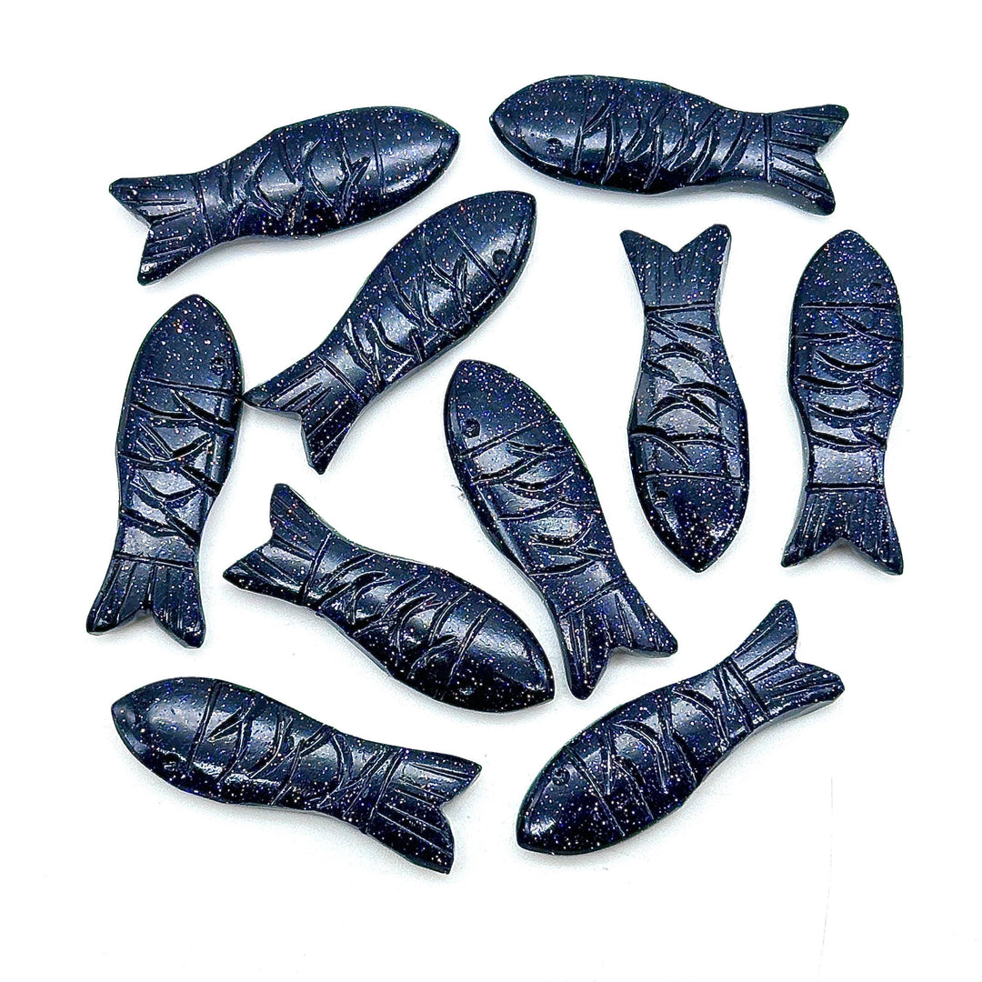 AAA Black Sunstone Handmade Fish Carving, Sunstone Fish Shape Carved Gemstone Briolette's, Jewelry Making Beads, 25 MM Loose Gemstone Fishes