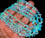 Load image into Gallery viewer, Light Blue Opal Pear Shape Beads, AAA Fire Ethiopian Opal Pear Shape Gemstone Beads, Jewelry Making Welo Opal Beads, 4-8 MM