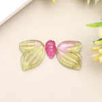 Load image into Gallery viewer, Carved Tourmaline Butterfly Beads: AAA Grade, 16-10mm Loose Gemstones