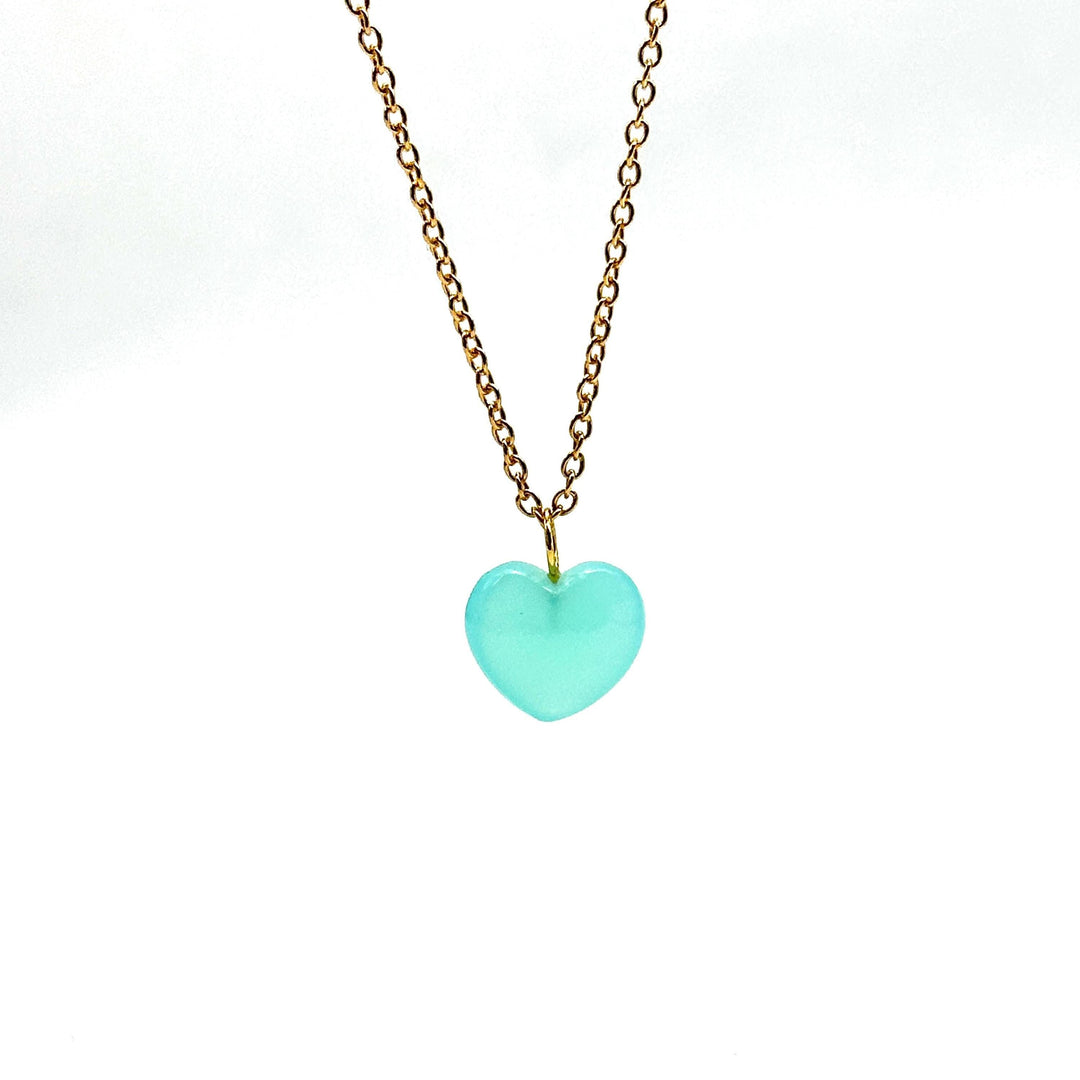 Aqua Chalcedony Heart Pendant, Aqua Blue Smooth Heart Pendant, 16 MM Heart, Birthday Gift For Women, Bridesmaid Gifts, Fancy Gift for Girls