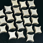 Load image into Gallery viewer, White Moonstone Ninja Star Shape Carving Beads, Ninja Star Shape Gemstone Beads, 11X15 MM Jewelry Making Moonstone Star Shape Briolettes