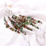 Load image into Gallery viewer, Natural Tourmaline Stick Shape Beads, Multi Tourmaline Rough Pencil Beads, Tourmaline Side Drill Jewelry Beads, 6-15 MM, 4" Strand