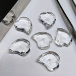 Load image into Gallery viewer, 2,3,4,5,6 pcs 100% Natural Crystal Quartz Heart Shape Gemstone, Natural Heart Shape Gemstone, Gemstone For Jewellery, 15X13 mm (Approx)