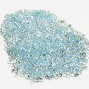 AAA Quality 100% Natural Sky Blue Topaz Round Shape Cut Faceted , Faceted Gemstone, Gemstone For Jewellery, Jewellery Making  2 mm