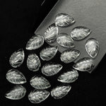 Load image into Gallery viewer, Amazing Crystal Quartz Leaf Shape Briolettes, AAA Clear Crystal Hand Carved Leaf Shape Gemstone Beads, Leaf Beads, 14 MM Loose Leaf Charms