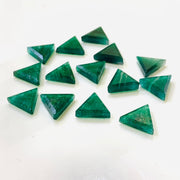 AAA Quality 100% Natural Green Strawberry Quartz Triangle Shape Loose Gemstone, Triangle Shape Loose Gemstone, Gemstone For Jewellery