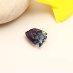Load image into Gallery viewer, Natural Fluorite Fish Shape Stone, Hand Carved Fluorite Sea Fish for Jewelry Making, 15 MM