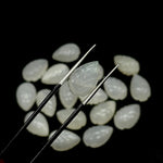 Load image into Gallery viewer, Natural White Moonstone Leaf Shape Briolettes, AAA Moonstone Hand Carved Leaf Shape Gemstone Beads, Leaf Beads, 14 MM Loose Leaf Charms