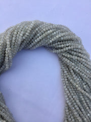 Amazing AAA quality gray moonstone faceted rondelle beads, 12