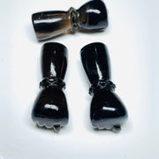 1,2,3,4,5 Pcs Natural Smokey Quartz Hand Carved Hand Shape, Carved Hand Shape Gemstone For Jewellery, Hand Shape Gemstone, 31X10 mm